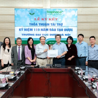 LỄ KÝ KẾT THỎA THUẬN TÀI TRỢ **KỶ NIỆM 110 NĂM ĐÀO TẠO DƯỢC CỦA Trang Chủ 77Win.com**
